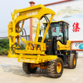 construction guardrail hydraulic press pile driver